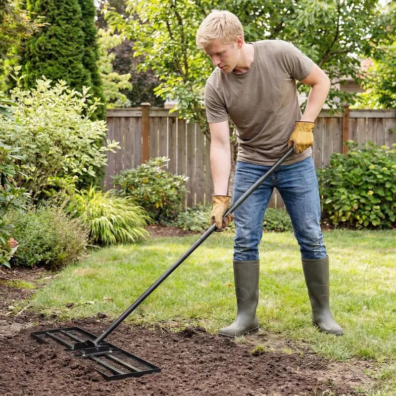 30" x 10" Professional Lawn Leveler with Ergonomic Grip 2