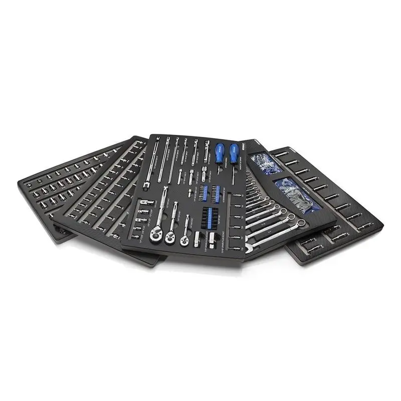 300-Piece Dual-Metric/SAE Chrome Mechanic’s Tool Kit – Comprehensive Standard & Metric Set