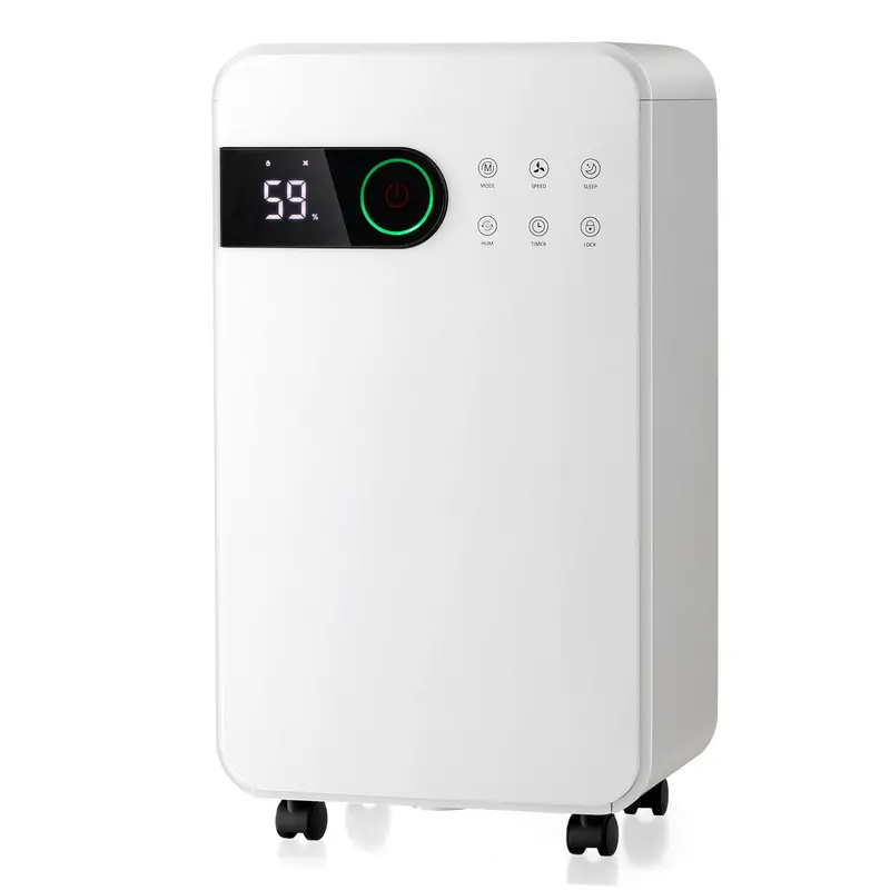 32-Pint Home Dehumidifier with Child Lock, Sleep Mode & Color-Coded LED Indicator