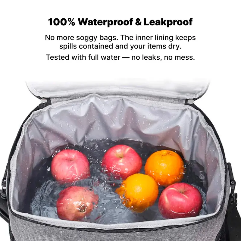 33-Liter Insulated Cooler Bag – Waterproof, Spacious Outdoor Carryall for Picnics & Adventures
