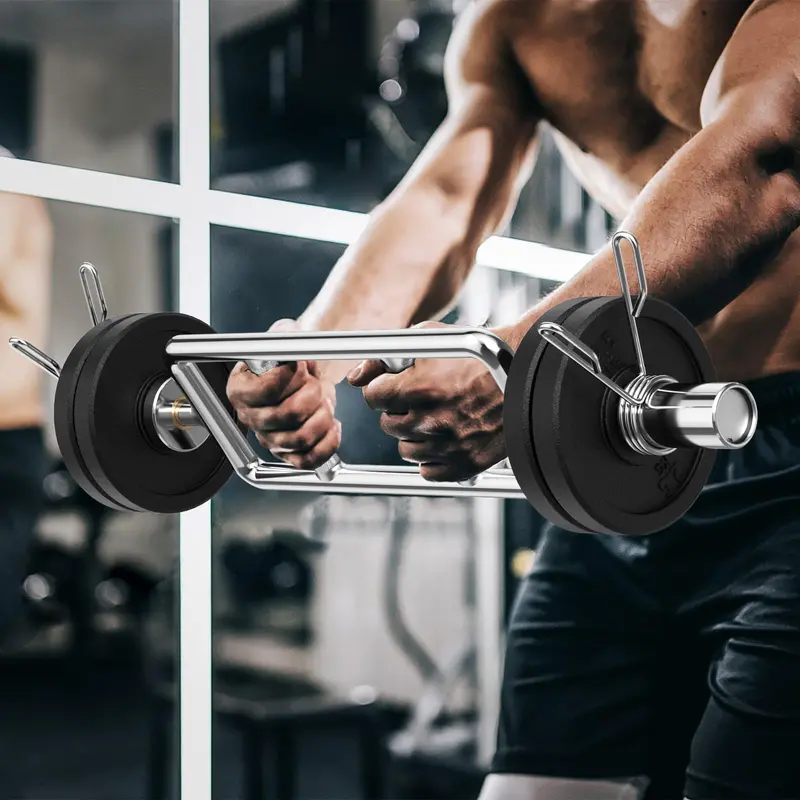 34-Inch Olympic-Standard Triceps Bar for Strength Training