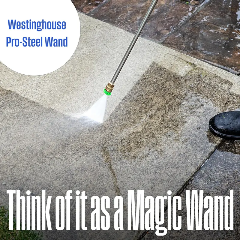 3400 PSI Gas-Powered Pressure Washer – 2.6 GPM, Onboard Detergent Tank, 5-Point Nozzle System, CARB-Certified Cleaning for Vehicles, Decks, Driveways & More