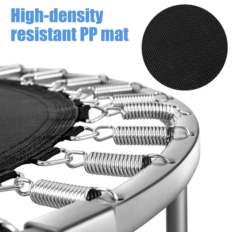 36-Inch Foldable Mini Trampoline – Compact Rebounder for Adult Fitness and Low-Impact Exercise