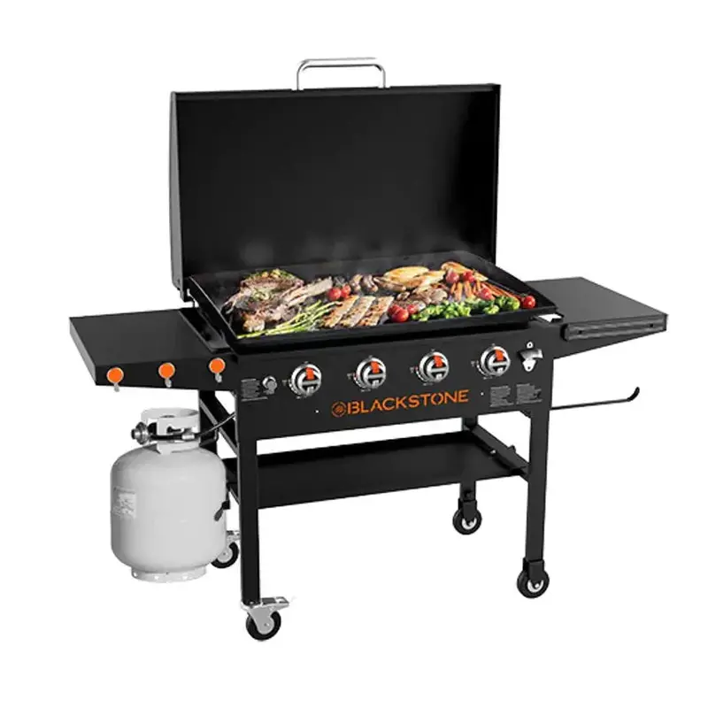 36-Inch Griddle Cooking Station with Hood – Professional-Grade Flat Top Grill (Model 1899)