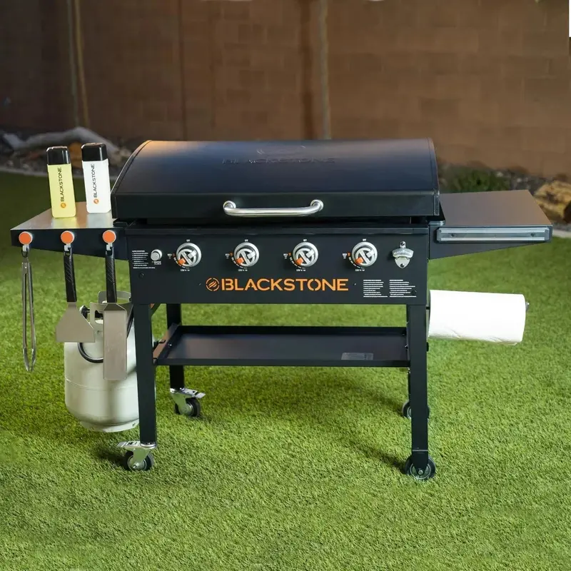 36-Inch Griddle Cooking Station with Hood – Professional-Grade Flat Top Grill (Model 1899)