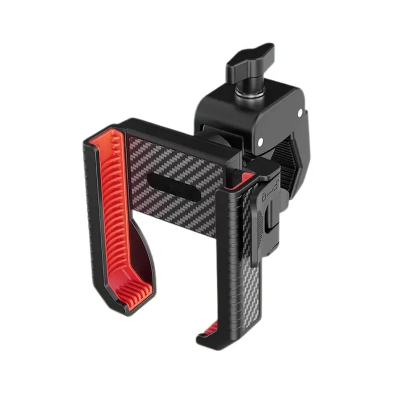 360° Rotating Golf Cart Phone Mount with Adjustable Clamp System 2