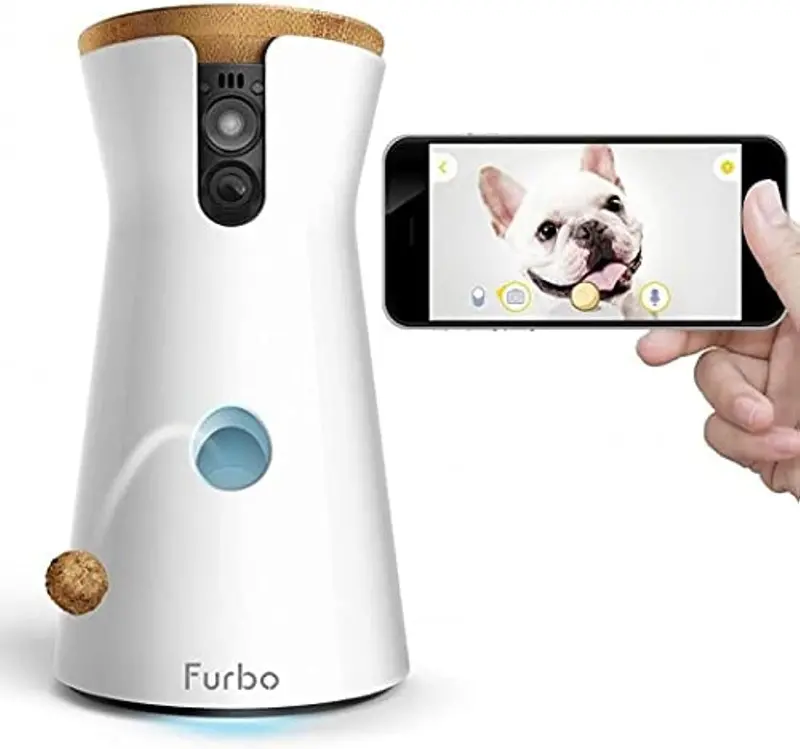 360° Smart Pet Camera for Cats – Panoramic Tracking, Treat Dispenser, HD Night Vision & Two-Way Audio