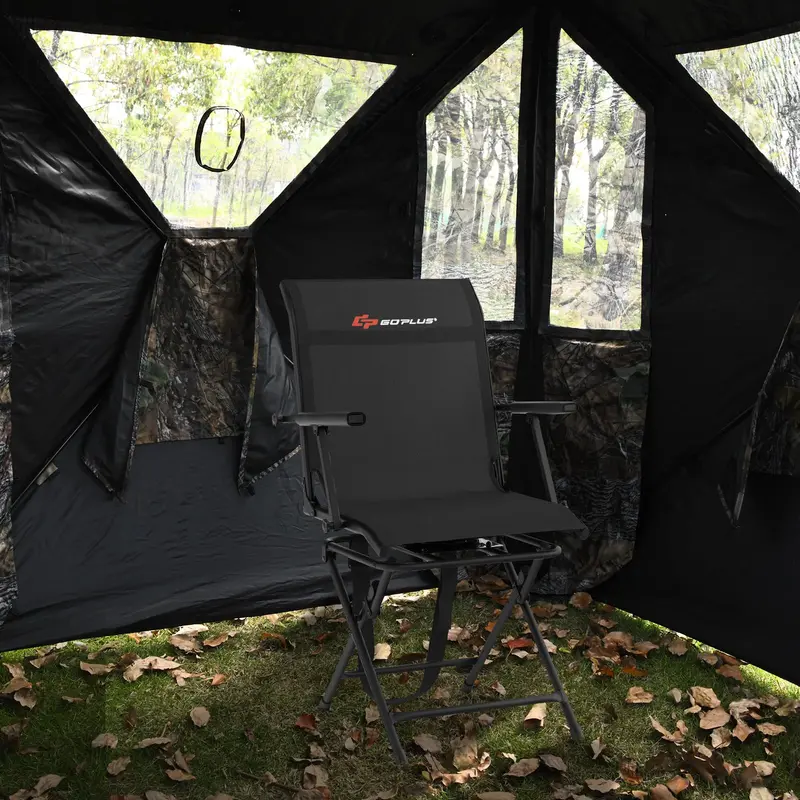 360° Swivel Hunting Blind Chair with Portable Carry Strap 2