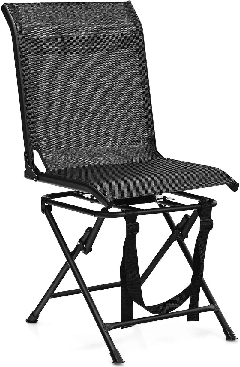360° Swivel Hunting Blind Chair with Portable Carry Strap