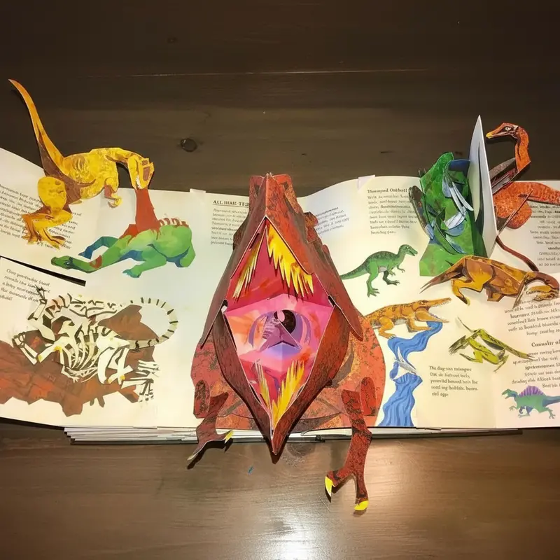 3D Pop-Up Dinosaur Book – Interactive Illustrated Children’s Storybook 2