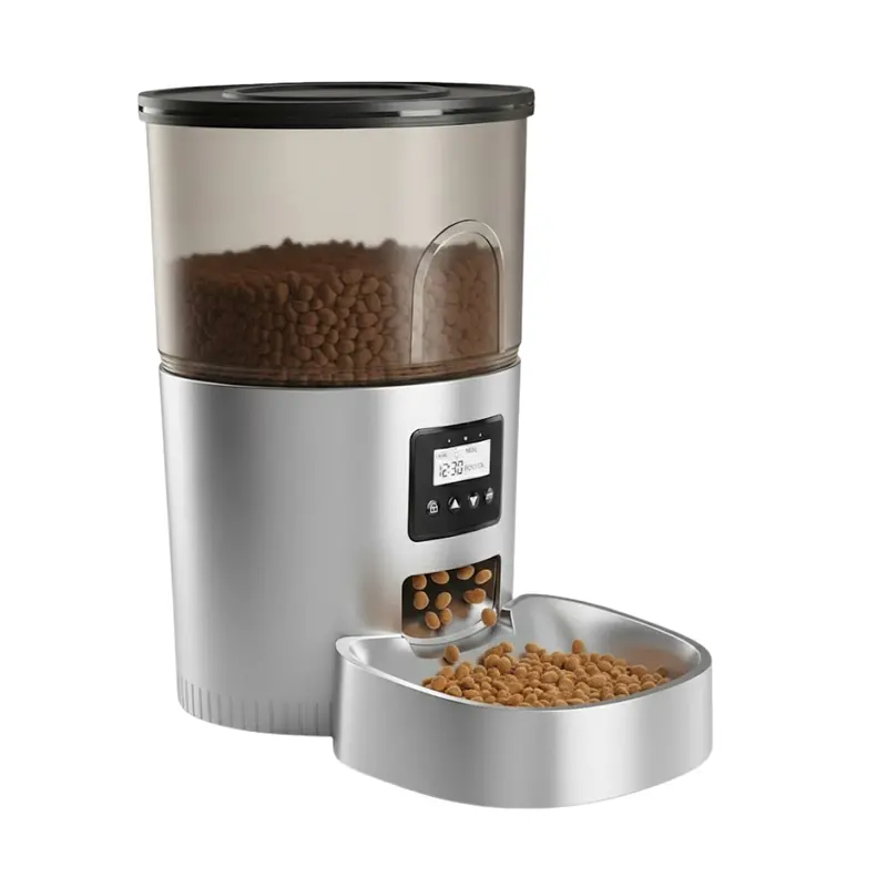 3L Battery-and-AC Powered Automatic Pet Feeder with Timed Dispensing 2