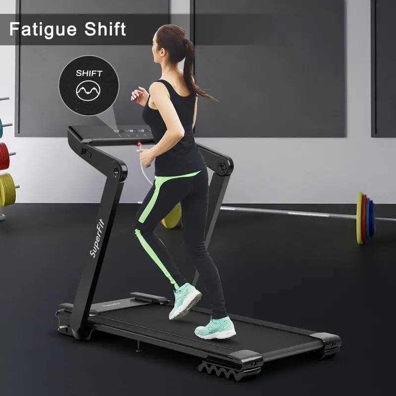 4.0 HP Folding Treadmill – Superfit Electric Treadmill with LED Touchscreen Display