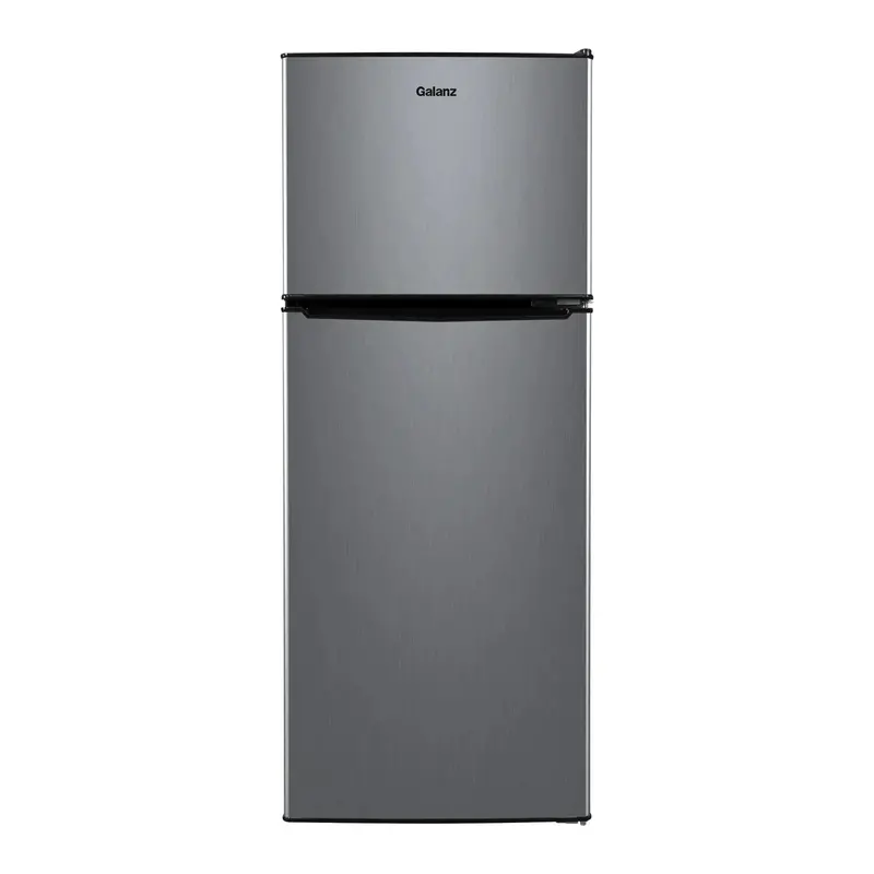 4.6 Cu Ft Stainless Steel Mini Fridge with Freezer Compartment