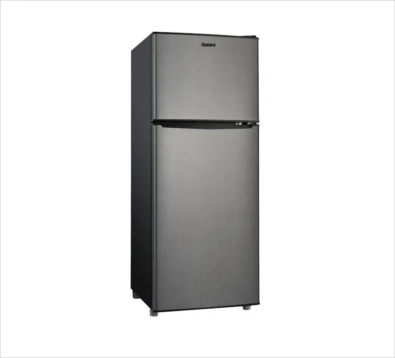 4.6 Cu Ft Stainless Steel Mini Fridge with Freezer Compartment