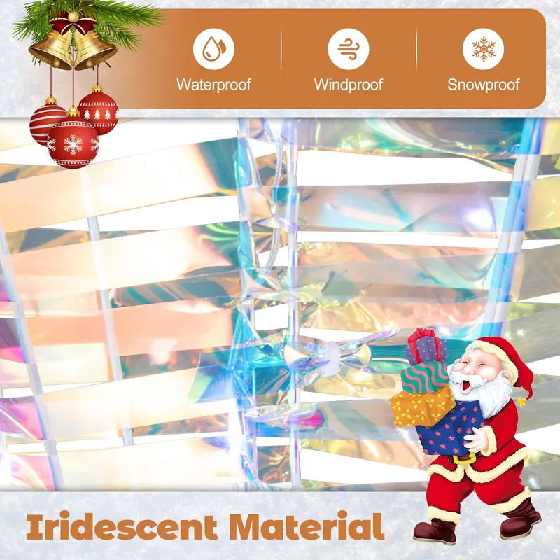 4-Foot Light-Up Snowman – Festive Holiday Decoration with 100 Energy-Efficient LED Lights