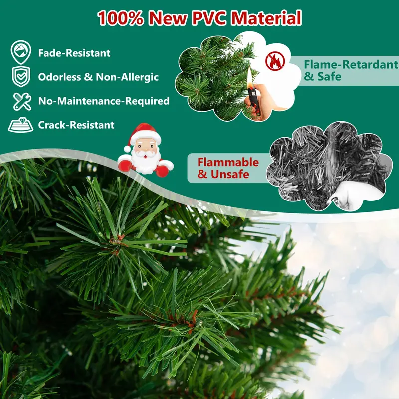 4-Foot Pre-Lit Entryway Christmas Tree for Small Spaces
