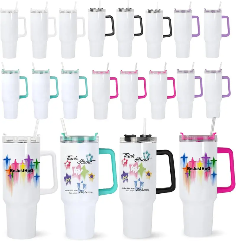 40-Ounce Sublimation Tumbler – Double-Walled Glass for Custom Printing