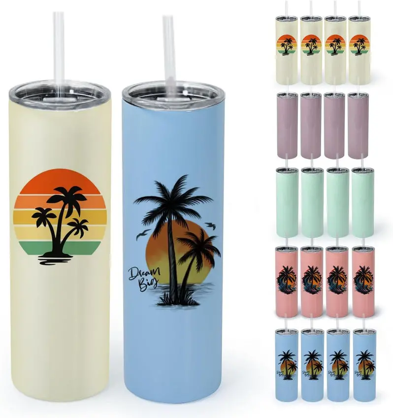 40-Ounce Sublimation Tumbler – Double-Walled Glass for Custom Printing