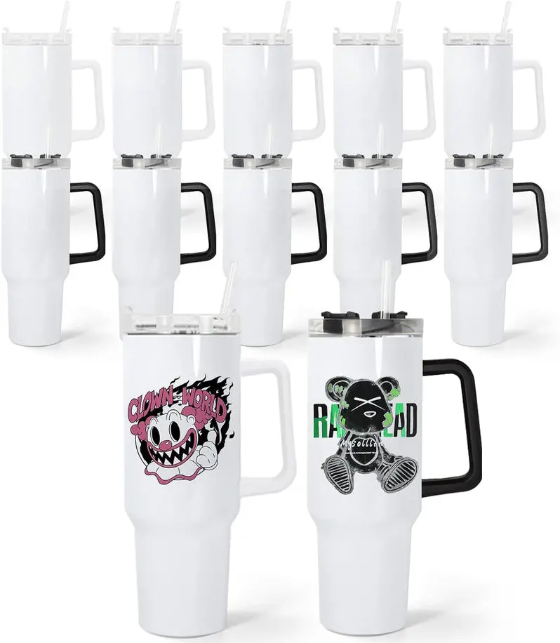 40-Ounce Sublimation Tumbler – Double-Walled Glass for Custom Printing
