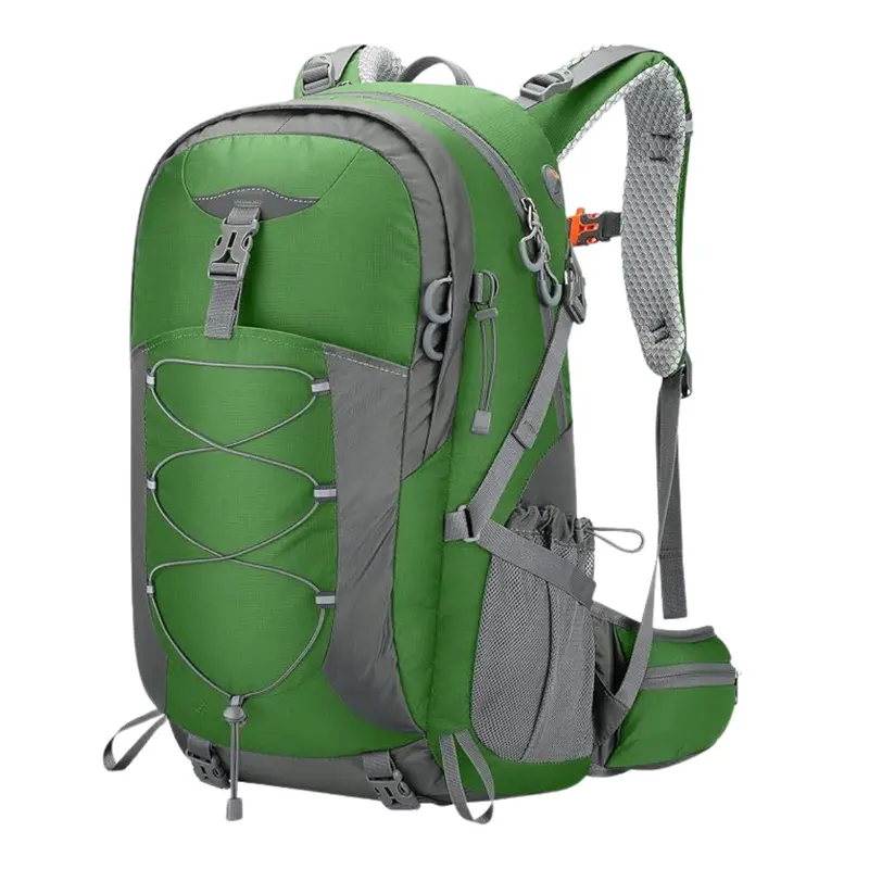 40L Weather-Resistant Hiking Backpack with Rain Cover & Multi-Compartment Design