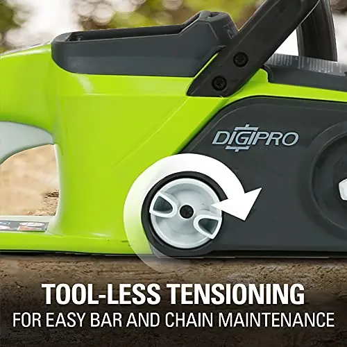 40V Brushless Cordless Chainsaw – 16" Bar, High-Torque Cutting for Yard & Farm Use