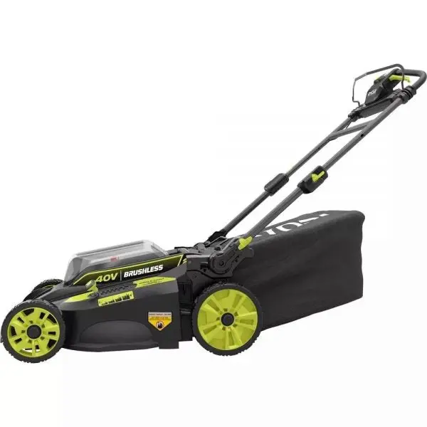 40V Brushless Self-Propelled Lawn Mower Kit with String Trimmer & Leaf Blower – Includes 2 Batteries and 2 Chargers