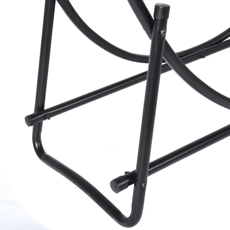 41-Inch Tubular Steel Log Hoop – Heavy-Duty Firewood Holder for Indoor Fireplaces or Outdoor Pits