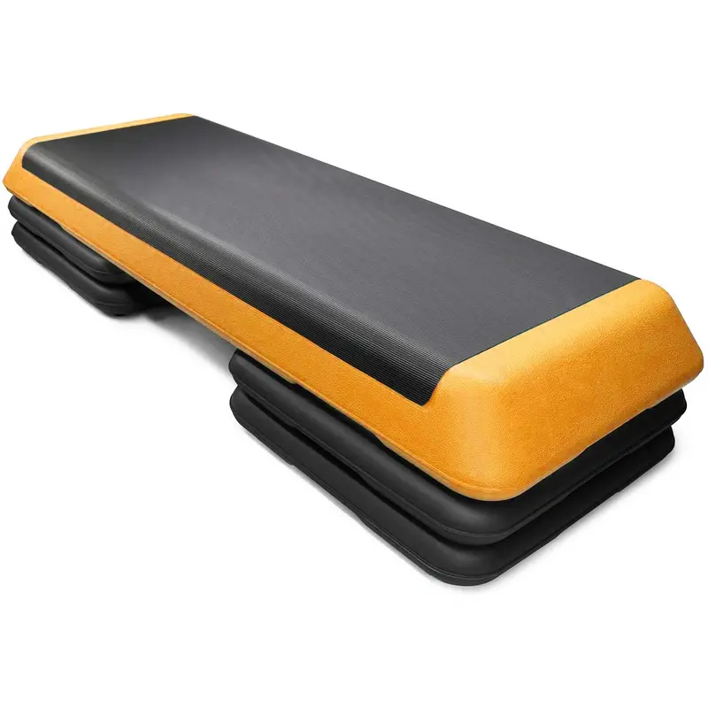 43-Inch Adjustable Aerobic Step Platform with Non-Slip Surface (4″/6″/8″ Heights)