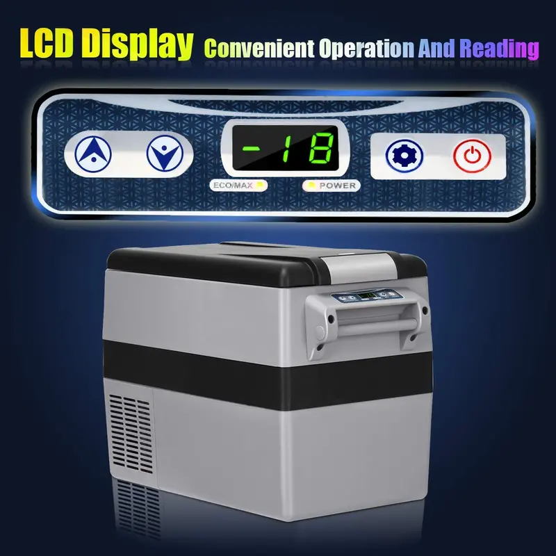 44-Quart Dual-Zone Portable Fridge/Freezer for Cars, RVs, and Campers