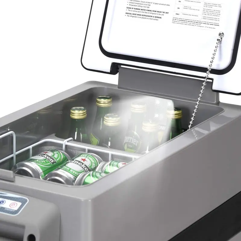 44-Quart Dual-Zone Portable Fridge/Freezer for Cars, RVs, and Campers