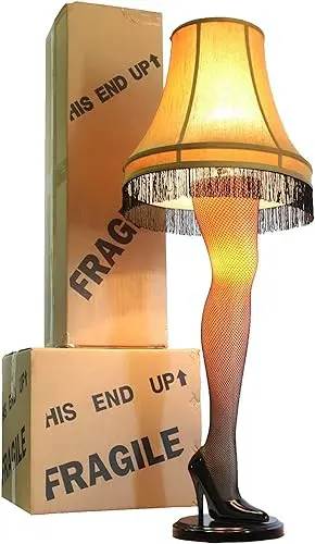 45-Inch Deluxe Multicolor LED Christmas Leg Lamp — Retro-Inspired Tabletop Decoration