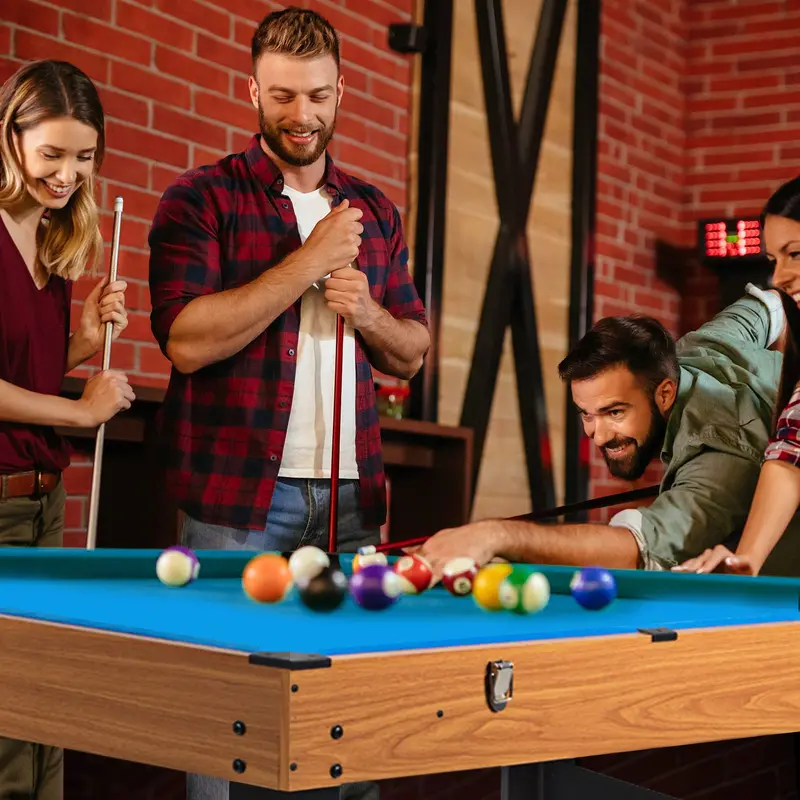 48-Inch Multi-Game Table – 3-in-1 Combo Set Featuring Full-Size Foosball, Ping Pong, and Pool 2