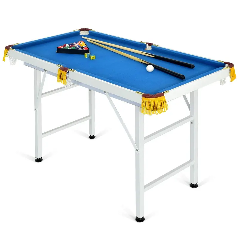 48-Inch Portable Folding Billiards Table – Compact Pool Game Setup