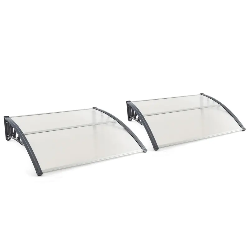 48" x 40" Weatherproof Door and Window Awning for Sun, Rain, and UV Protection