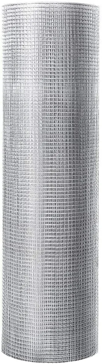 48" x 50' Roll of 1/4" 23-Gauge Square-Mesh Galvanized Hardware Cloth
