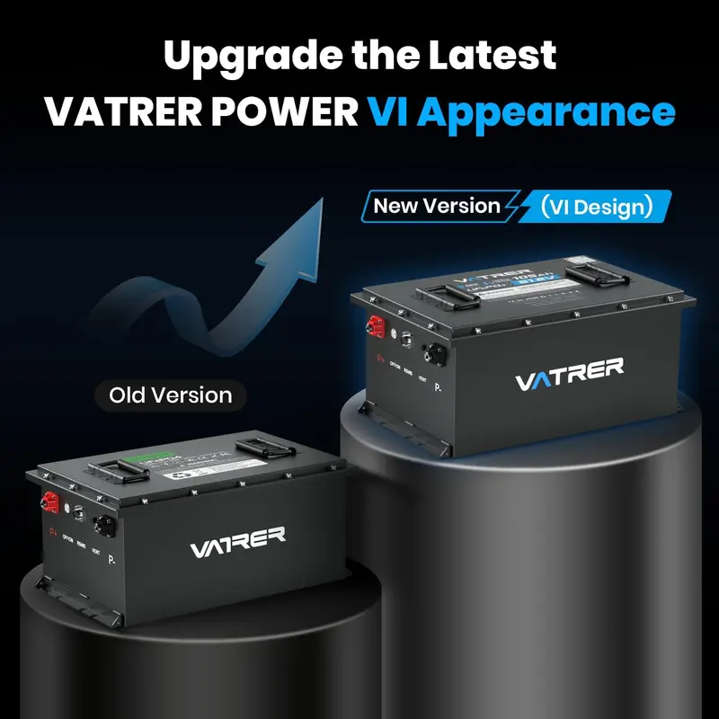 48V 105Ah Lithium-Ion Battery Pack with Smart BMS, Touchscreen Display & Bluetooth App Control