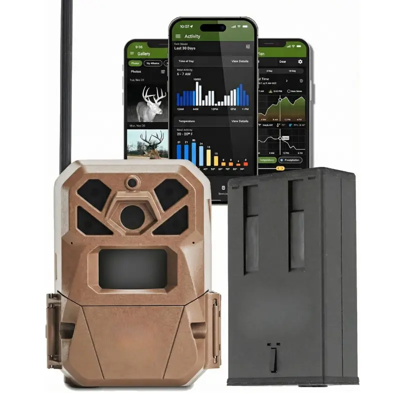 4G LTE Cellular Trail Camera – 36MP Sensor, 1080p HD Video, Nationwide Coverage