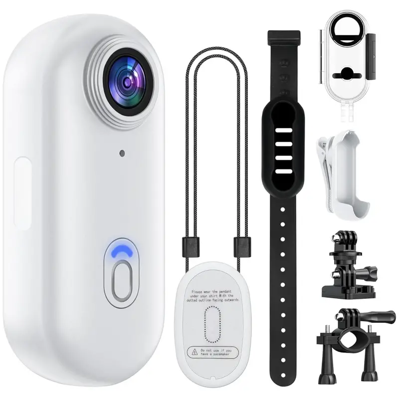4K Waterproof Thumb-Mount Action Camera with 128GB Storage & POV Design 2