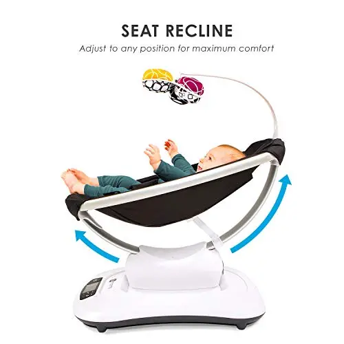 4moms mamaRoo 4 Multi-Motion Baby Swing – Smart Bluetooth Rocker with Five Unique Movement Options
