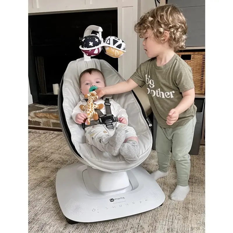 4moms MamaRoo Multi-Motion Baby Swing – 5 Unique Rocking Patterns & Bluetooth Control 2