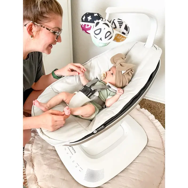 4moms MamaRoo Multi-Motion Baby Swing – 5 Unique Rocking Patterns & Bluetooth Control