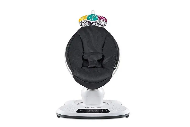 4moms mamaRoo4 Smart Baby Swing – Bluetooth-Enabled Rocker with Five Soothing Motion Patterns