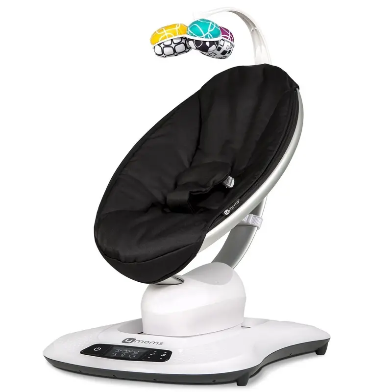4moms mamaRoo4 Smart Baby Swing – Bluetooth-Enabled Rocker with Five Soothing Motion Patterns