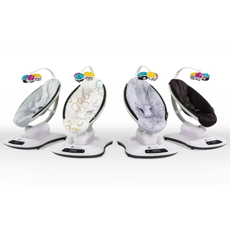 4moms mamaRoo4 Smart Baby Swing – Bluetooth-Enabled Rocker with Five Soothing Motion Patterns