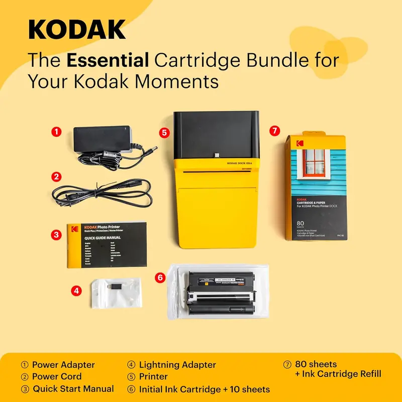 4PASS Instant Photo Printer – Compact 4×6” Thermal Print Device with Wireless Connectivity