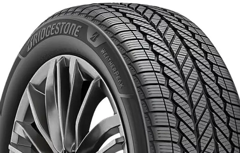 4x Bridgestone WeatherPeak All-Season Tires – 215/60R16 95V, 3PMSF Certified, 70,000-Mile Warranty