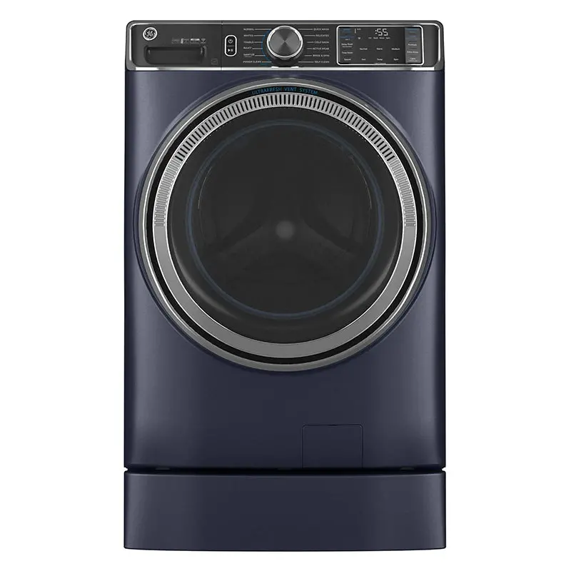 5.0 Cu. Ft. Sapphire Blue Smart Front-Load Washer – Connected Laundry Appliance