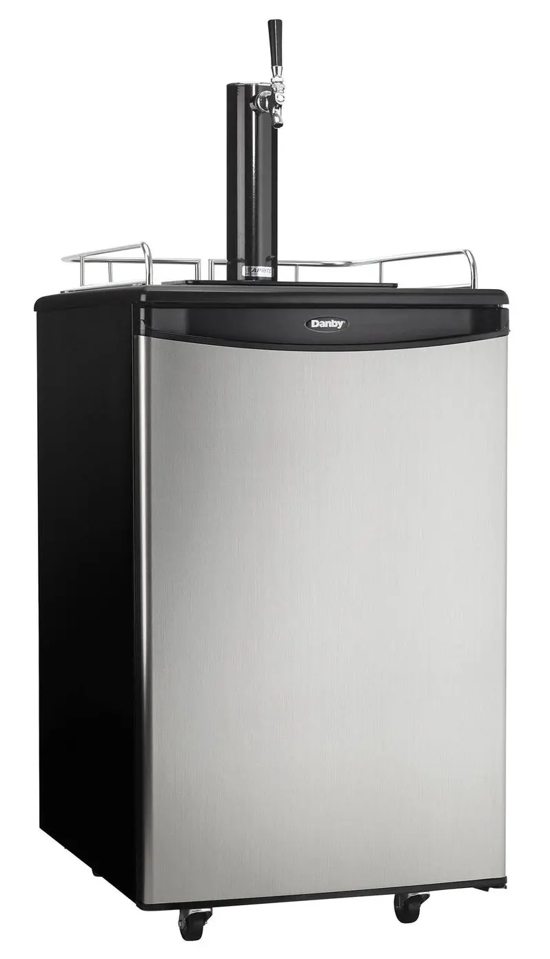 5.4 Cu. Ft. Freestanding Kegerator – Dual-Tap Stainless Steel Beer Dispenser with Digital Controls