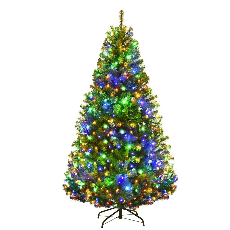 5-Foot Pre-Lit Artificial Christmas Tree with Realistic Fir Branches