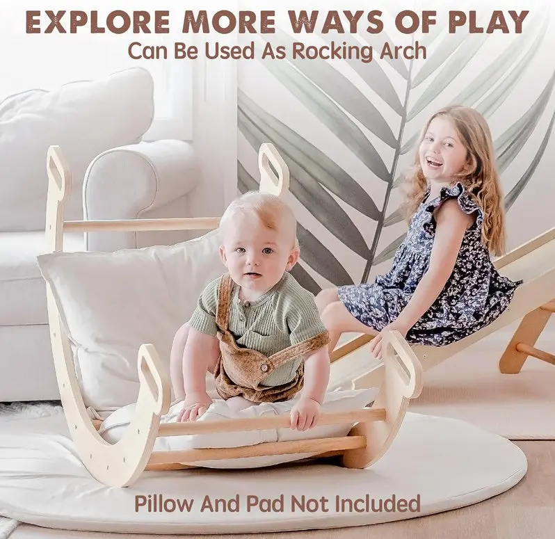 5-in-1 Pikler Triangle Climbing System for Babies and Toddlers